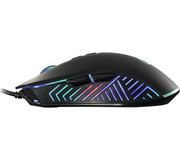 NOS M-300 RGB Optical Gaming Mouse - Black - Brand New - Image 2 of 3
