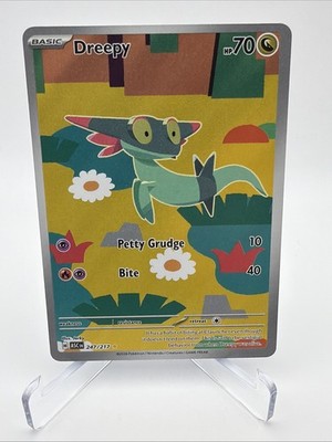 Pokémon Card TCG Dreepy 247/217 Mega Evolutions Ascended Heros Illustration Rare