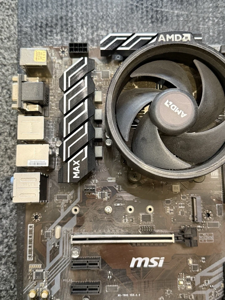 AMD Ryzen 7 2700 @ 3.2GHz DDR4 MSI B450-A PRO MAX + Cooler - Image 2 of 4