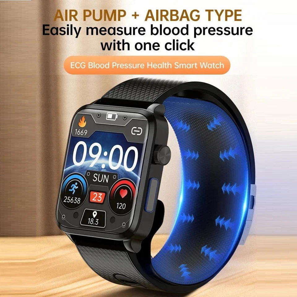 Luftpumpe Airbag True Blutsauerstoffdruck ECG Smartwatch P300 Körpertemperatur - Bild 2 von 4