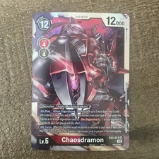 Digimon CCG Chaosdramon EX3-013 Foil NM Free Shipping
