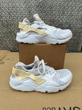 Nike | Air Huarache Triple White Sneakers Trainers 318429-111 Men's Size 9.5