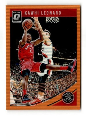 2018-19 Donruss Optic #121 Kawhi Leonard Orange #/199