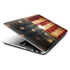 Skin Decals Wrap for MacBook Pro Retina 13" - vintage american flag distressed