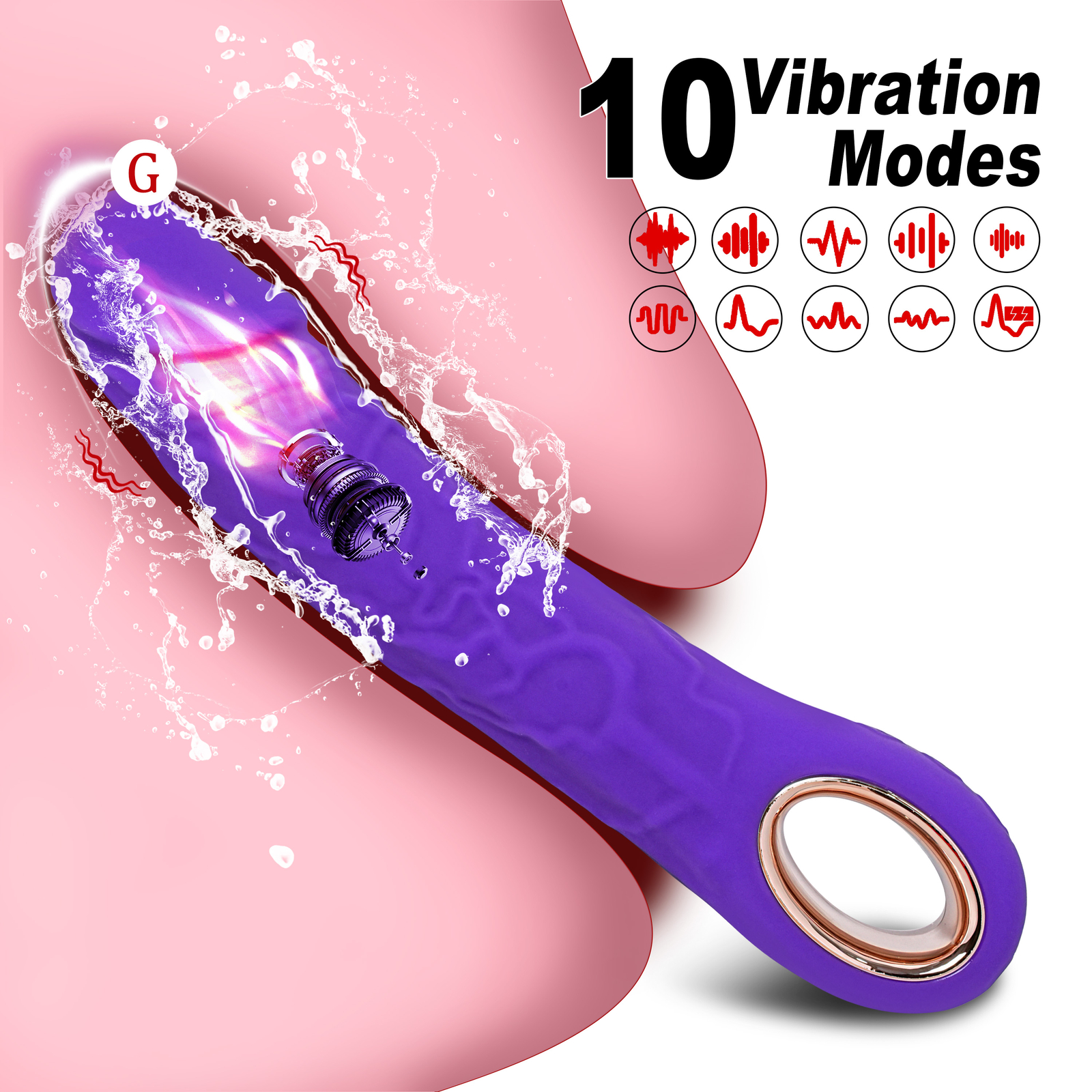 Silikon Vibrator Dildo ANAL und VAGINAL Massager Beheizt Stimulation Butt Plug