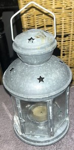 Old Garden Yard Patio Luminary Votive Candle Hanging Lamp Lantern