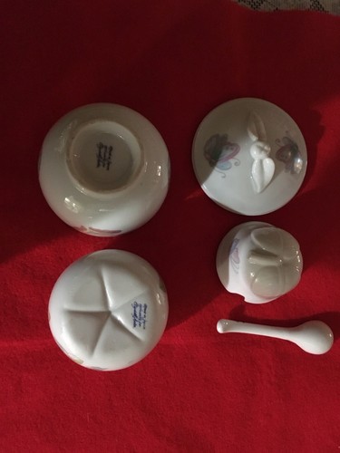 Sugar Bowl And Jam Pot By Elizabeth Arden. MS-43. - Picture 3 of 8