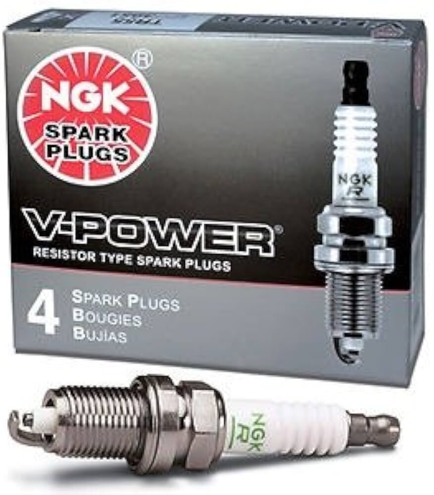 NGK 4306 LZTR5A-13 V-Power Spark Plug Pack Of 4  393