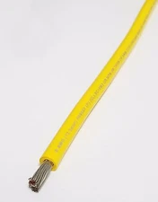 6 AWG GAUGE YELLOW MARINE TINNED COPPER BATTERY CABLE BOAT WIRE Made in USA SAE