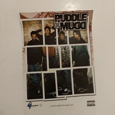 PUDDLE OF MUDD PROMO POSTER 17 x 11  band grunge Explicit PA 2001