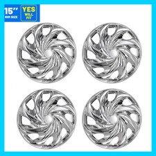 15 Hubcaps Wheel Covers Snap On Full Hub Caps Fit R15 Tire Steel Rim New
