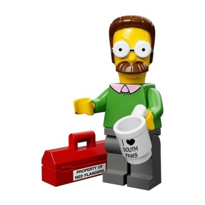 #ad #ad LEGO Collectible Minifigs Rare Simpsons Series 1 71005 Ned Flanders New $18.50