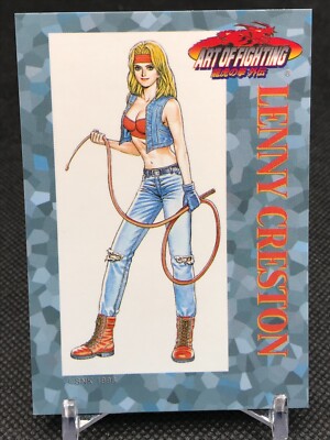 LENNY CRESTON ART OF FIGHTING SNK Trading Cards Gamest Rare JAPAN 1996