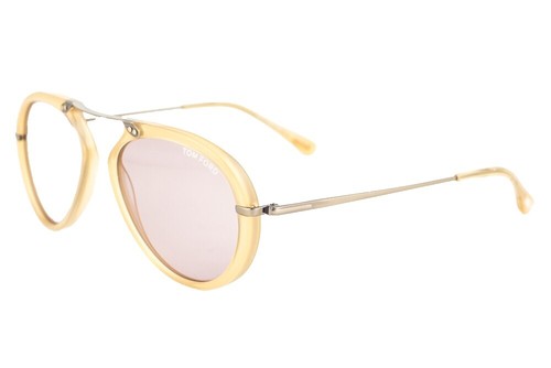 Chloe Romie CE144S 051 Aviator Sunglasses Gold Yellow  display picture 1