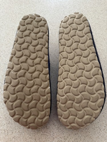 Toni Pons LAOS Faux Fur Wool Blend Scalloped Slipper Clogs Blau Blue Size 9 - Picture 14 of 16