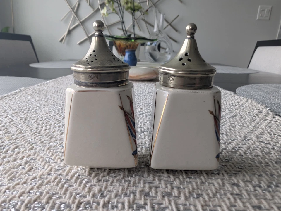 King George VI Coronation Queen Elizabeth Salt And Pepper Shaker England - Image 2 of 4