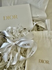 Christian Dior Medium White Couture Textured Gift Box Full Set