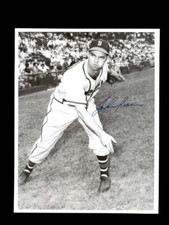 Johnny Sain Signed  8x10 Photo Autograph Braves