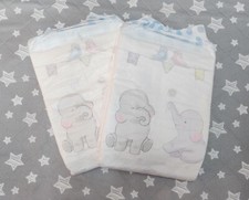 Nuevo LNGU Orejas Grandes Bebé Lote de 2 Pañales ABDL Adultos Tamaño Mediano Respaldo de Tela