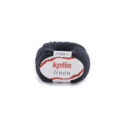 LINEN von Katia - NEGRO (2) - 50 g / ca. 112 m Wolle
