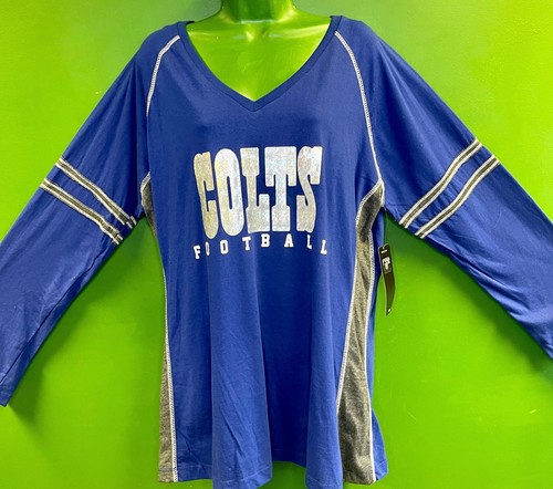 NFL Indianapolis Colts Majestic L/S Plus Size T-Shirt Women's X-Large NWT - Picture 3 of 6