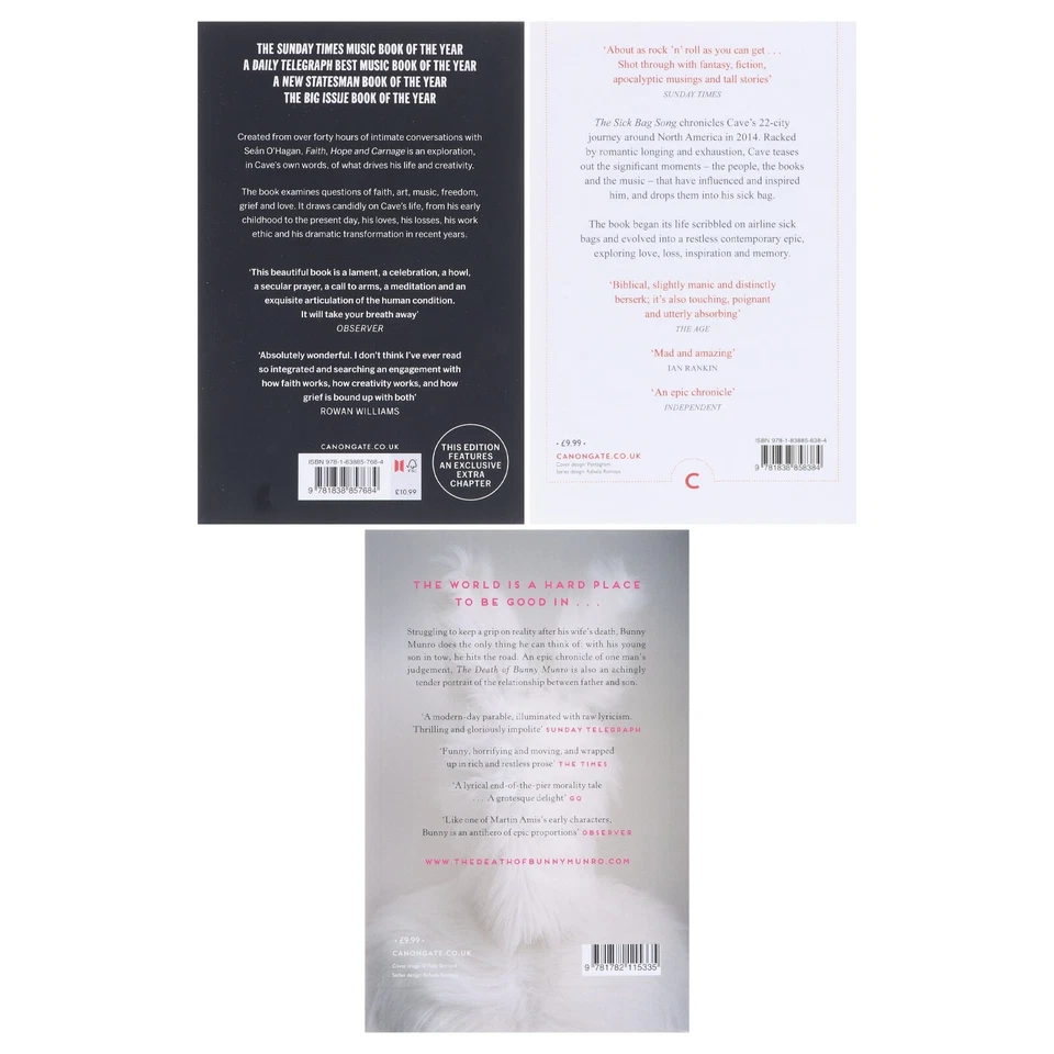 Nick Cave 3 Books Collection Set - Non Fiction - Paperback - Image 3 of 4