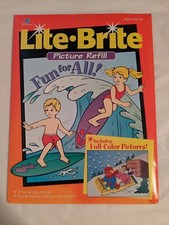 Vintage 1994 UNOPENED MB Lite Brite Picture Refill Fun for All  4564 