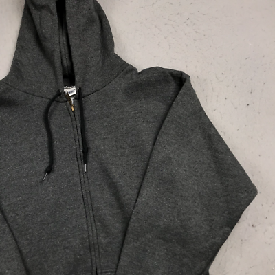 VINTAGE Discus Athletic Hoodie Mens Medium Gray Sweatshirt
