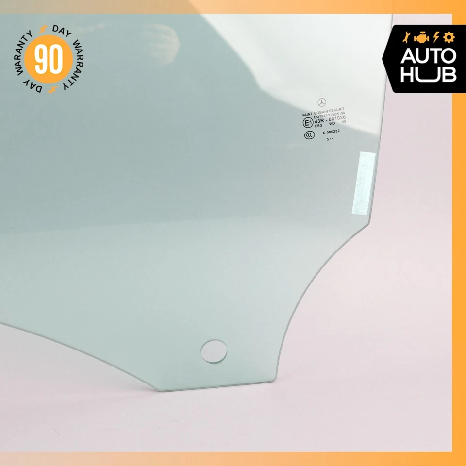 03-09 Mercedes W209 CLK350 CLK550 Puerta delantera izquierda lado conductor ventana vidrio OEM Foto 3 de 4