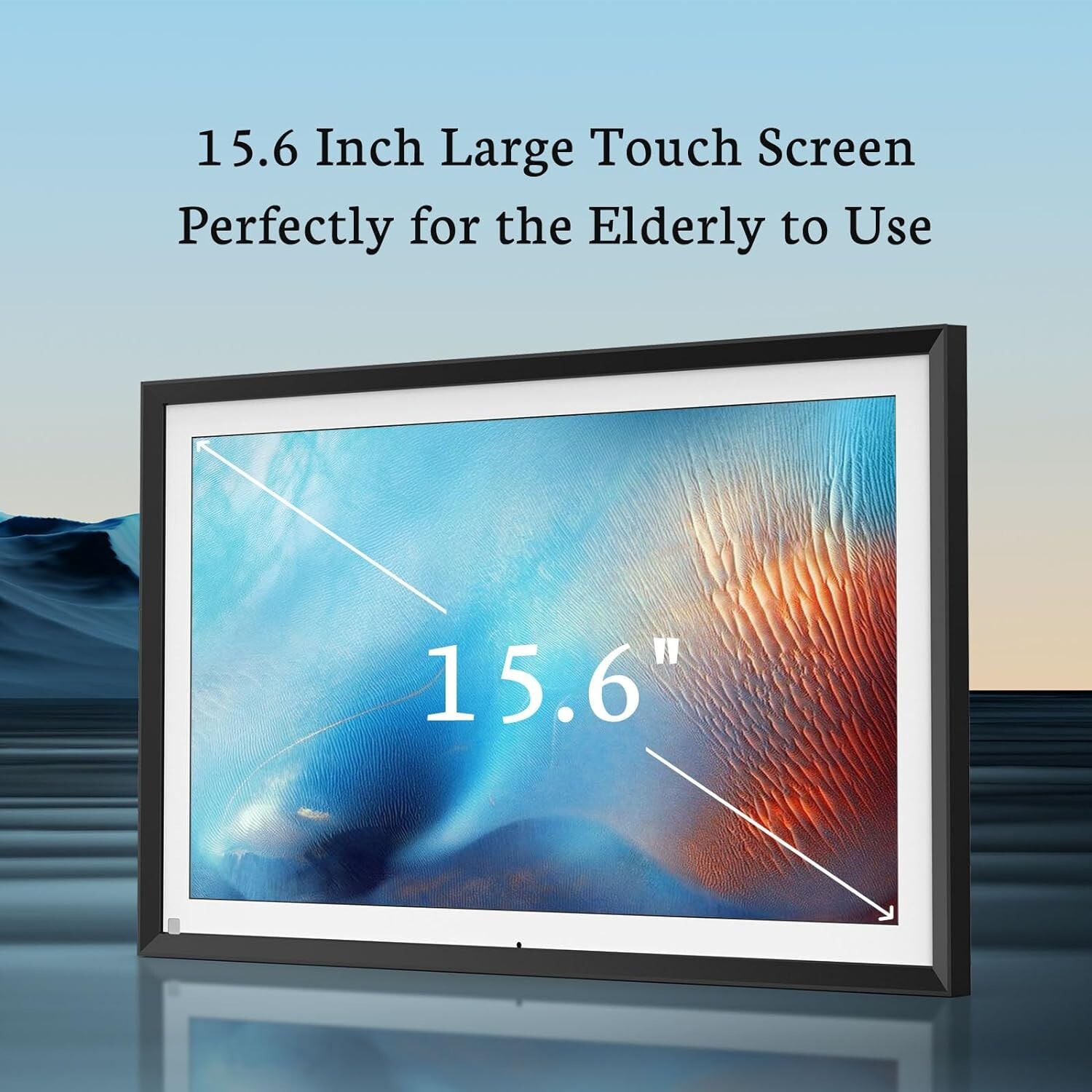 BSIMB 15.6 Inch FHD 64GB Extra Large WiFi Digital Picture Frame, IPS Touchscreen eBay