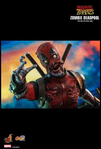 Marvel Zombies - Zombie Deadpool 1/6th Scale Hot Toys Action Figure "New" - Picture 5 of 10