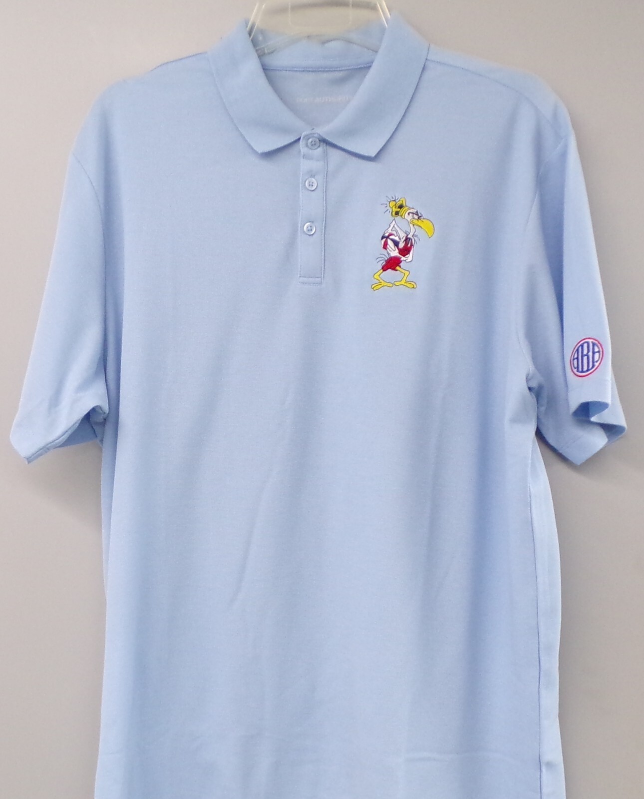 Pittsburgh Condors Mascot ABA Basketball Mens Polo XS-6X, LT-4XLT Pipers New