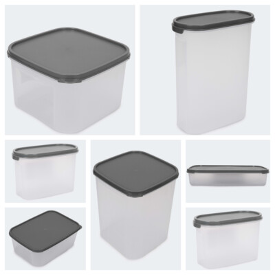 Kitchen Spaces Airtight Food Container - 2.3 Quart Rectangle Dry Food Storage