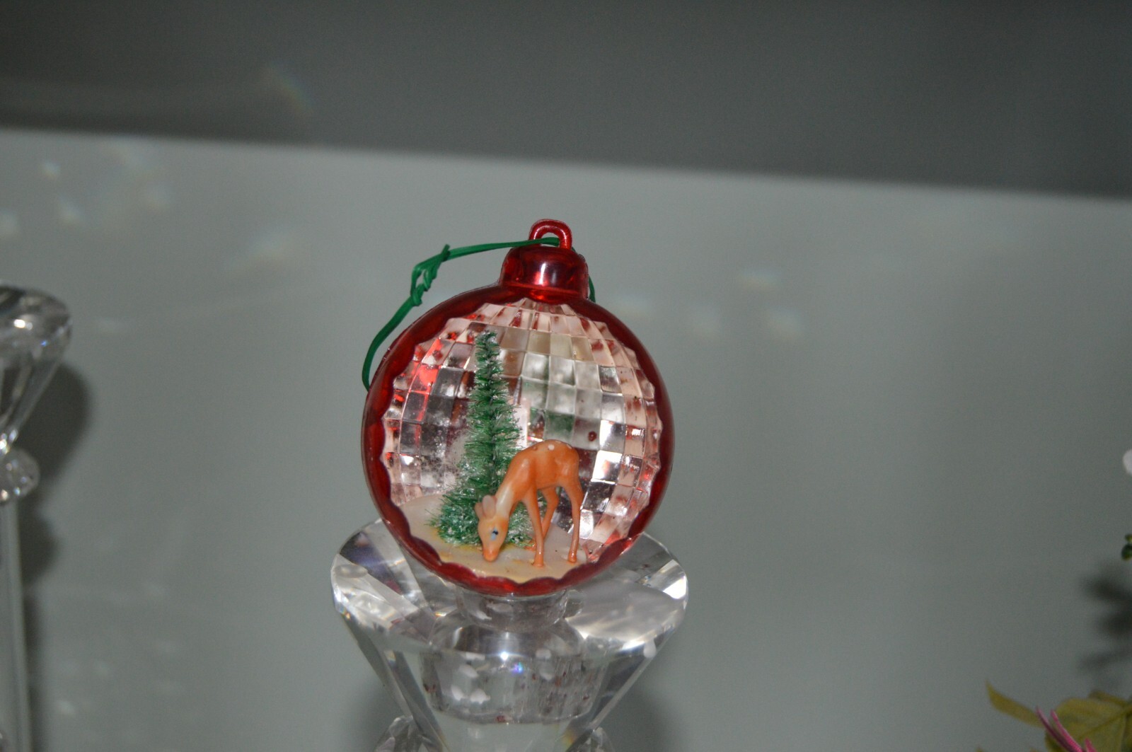 Vintage DIORAMA Christmas Tree Baubles eBay