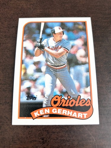 ⚾️1989 Topps Ken Gerhart Baltimore Orioles #598 C122/129 - Picture 5 of 12