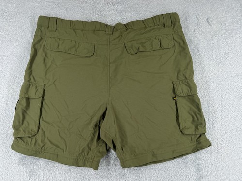 Boy Scouts Shorts Men Extra Large Green Cargo Switchback Belted Nylon 42x8 READ - Picture 13 of 15