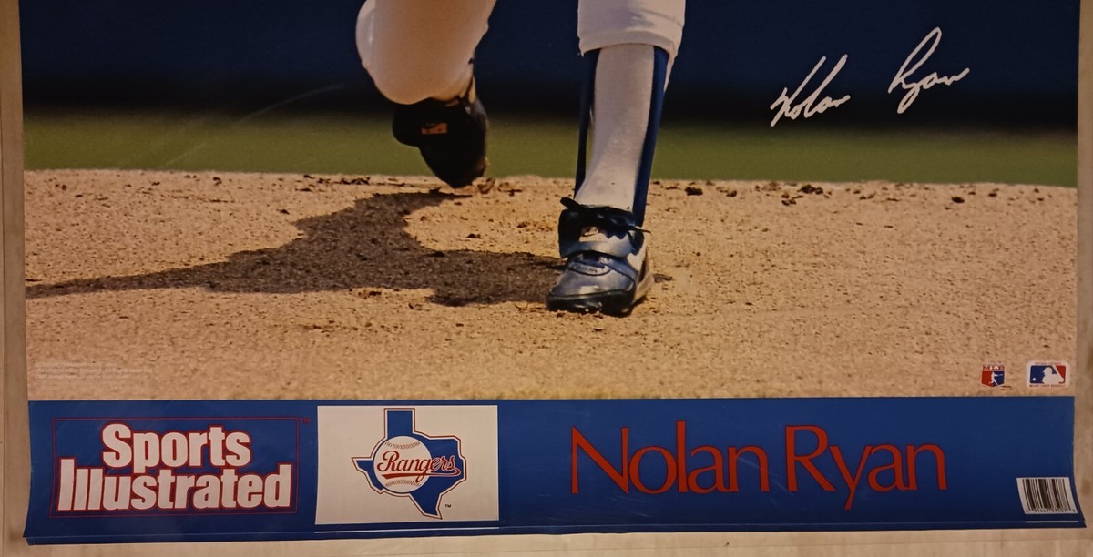 Sports Illustrated- Nolan Ryan Texas Rangers 35x23 Poster Nice! | eBay