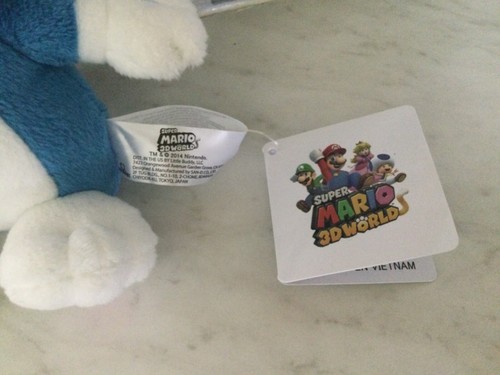 SUPER MARIO NEKO CAT TOAD 8” PLUSH NEW WITH TAGS - Picture 6 of 10
