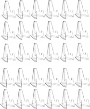 30 Coin Stand Mini Acrylic Easel Stands Coin Display Holder for Displaying