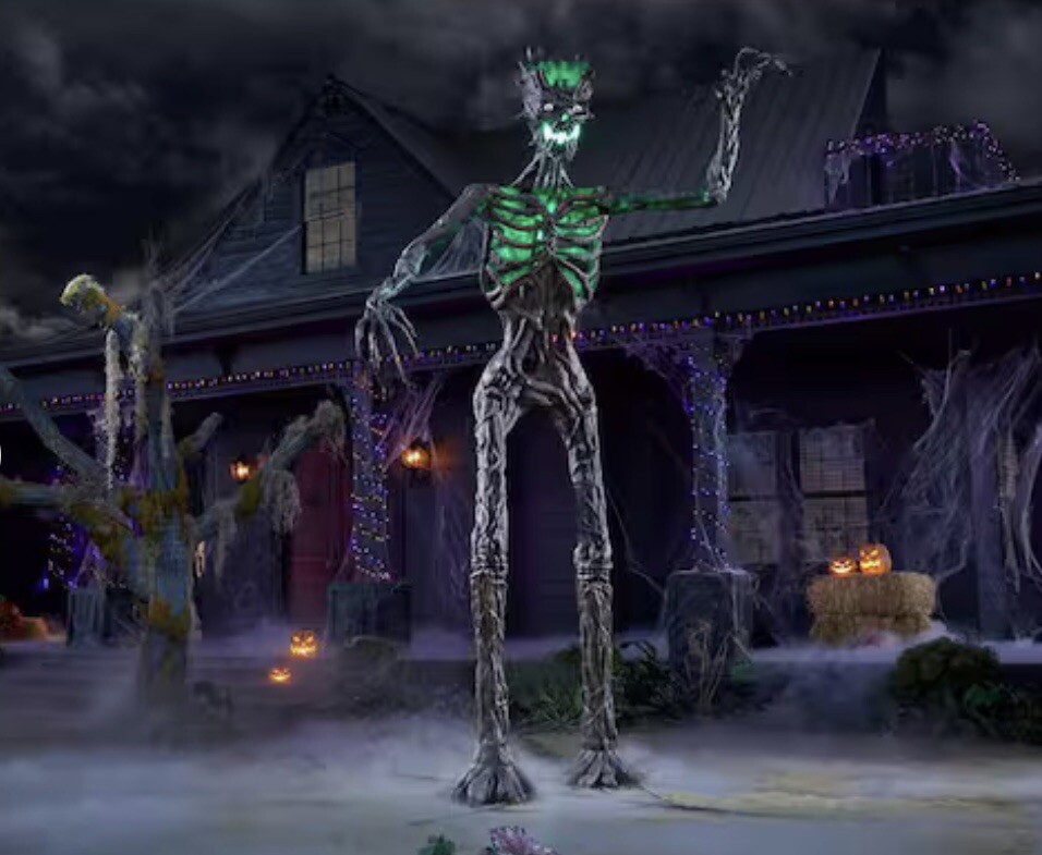 Home Accents 12.5 Ft Giant Deadwood Inferno Skeleton Halloween Home
