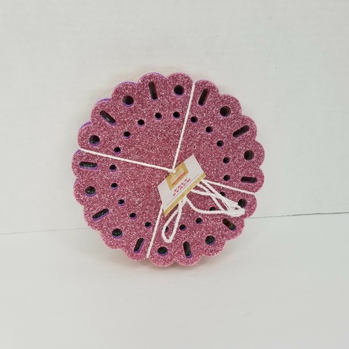 Handmade Modern Felt Stacks 16 piece 6 inches glitter assorted craft new