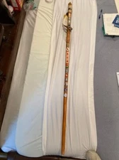 **BEAUTIFUL** WOODEN BOY SCOUT WALKING HIKING BACKPACKING STICK 5' Wdbadge OA