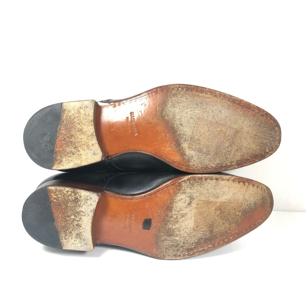 Magnanni Kenton Double Monk Cap Toe Shoe, Grafito, sz 8 | eBay display picture 2