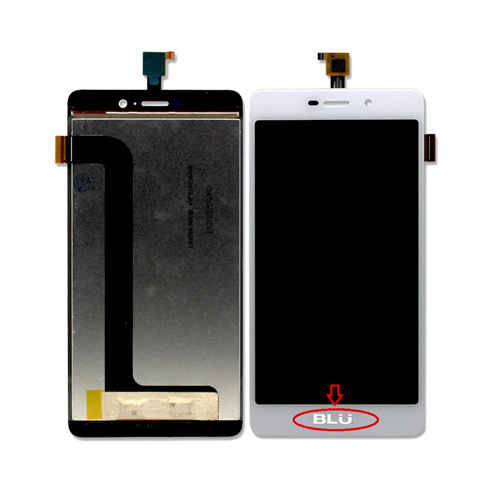 Blu Life XL L050u L050L OEM Pantalla LCD Pantalla Táctil Digitalizador BLANCO Foto 3 de 4