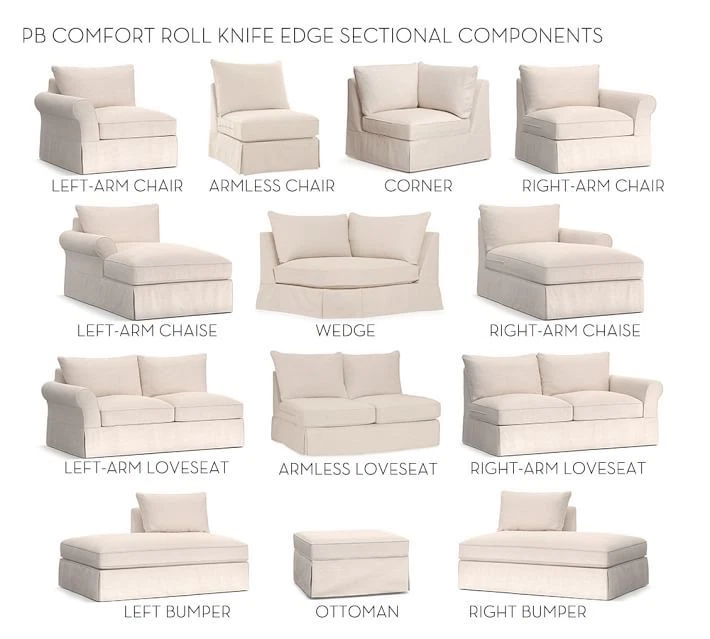 Pottery barn comfort online sectional