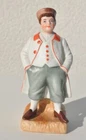 1890s Germany German Bisque Biscuit Porcelain Pencil Holder Boy Figurine