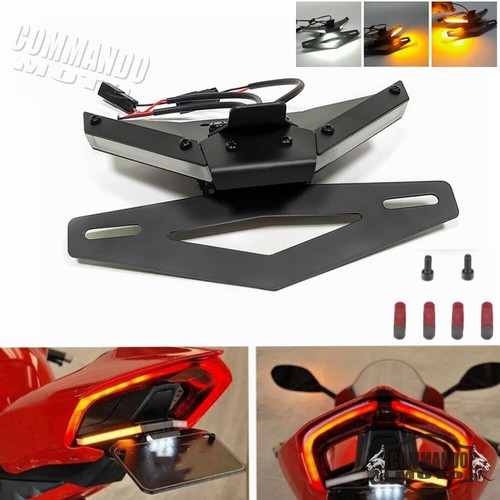 For Ducati Panigale V4 R S V2 2018-22 Fender Eliminator w/ LED Turn Signal Light