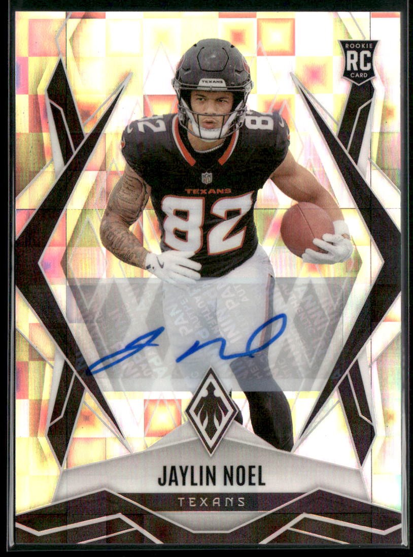 2025 Panini Phoenix #161 Jaylin Noel Base Rookie Autographs Silver Pandora Prizm
