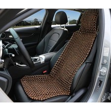 Wood Beaded Seat Cover Massaging Cooling Cushion for Car Truck. Keeps The Back