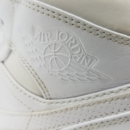 2016 Triple White Nike Air Jordan 1 Mid 554724-110 Mens Size 9 - Bild 12 von 19